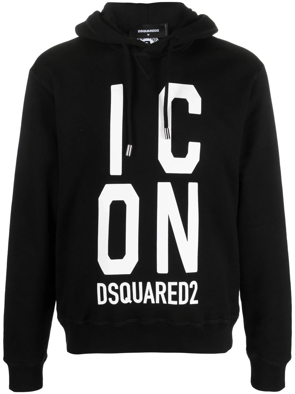 Icon Print Cotton Hoodie