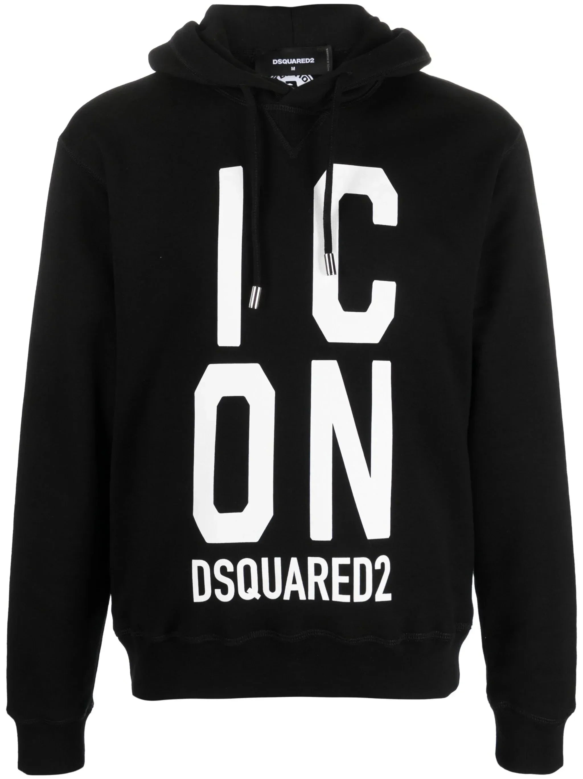Icon Print Cotton Hoodie