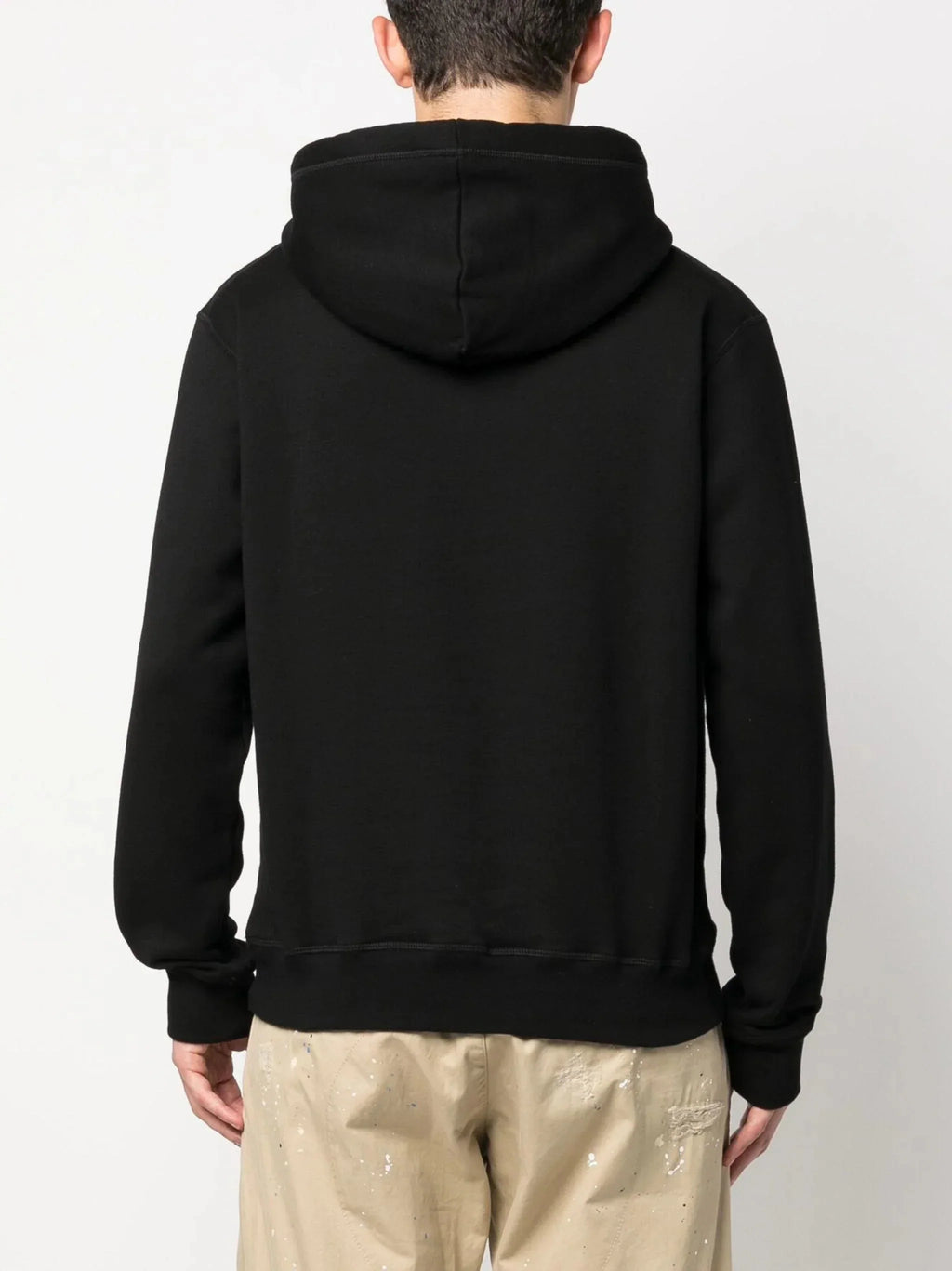 Icon Print Cotton Hoodie