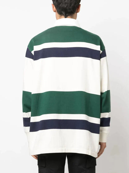 Striped Cotton Polo Shirt