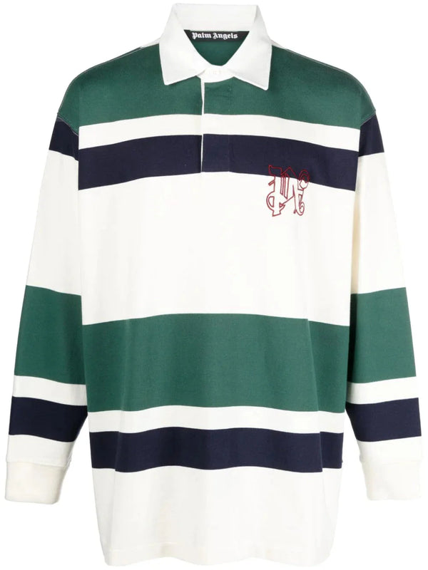 Striped Cotton Polo Shirt