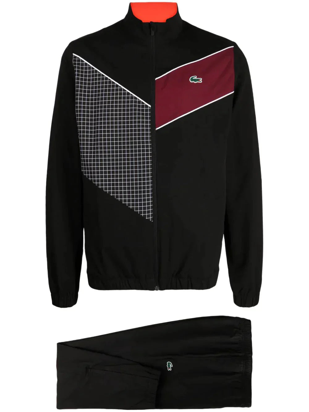 Tennis Colour Block Zip Up Tracksuit