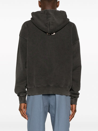 Saint Matthew Print Cotton Hoodie