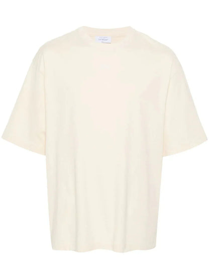 Arrows-embroidered cotton T-shirt