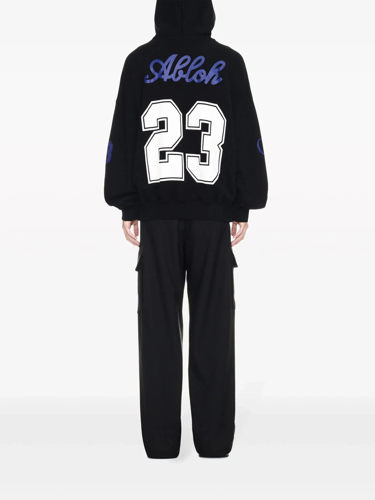Football Print Cotton Hoodie