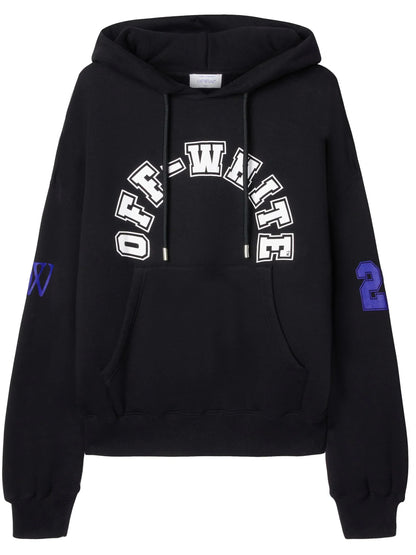 Football Print Cotton Hoodie