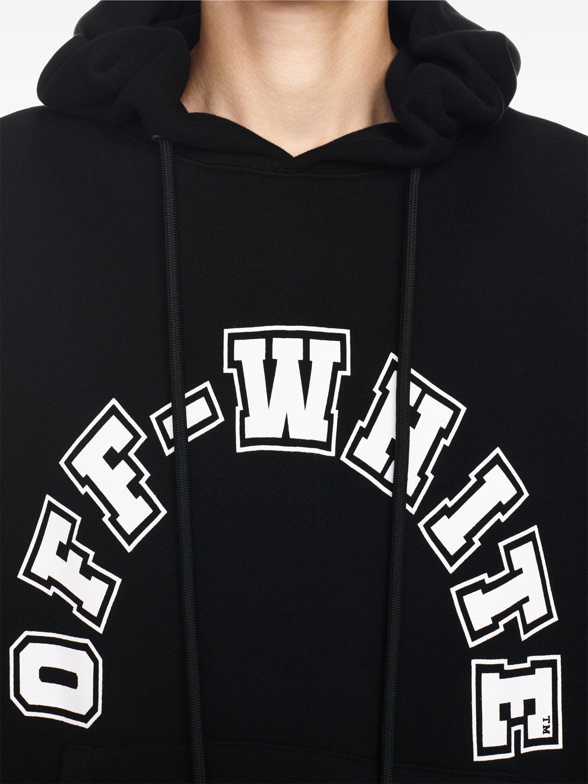 Football Print Cotton Hoodie