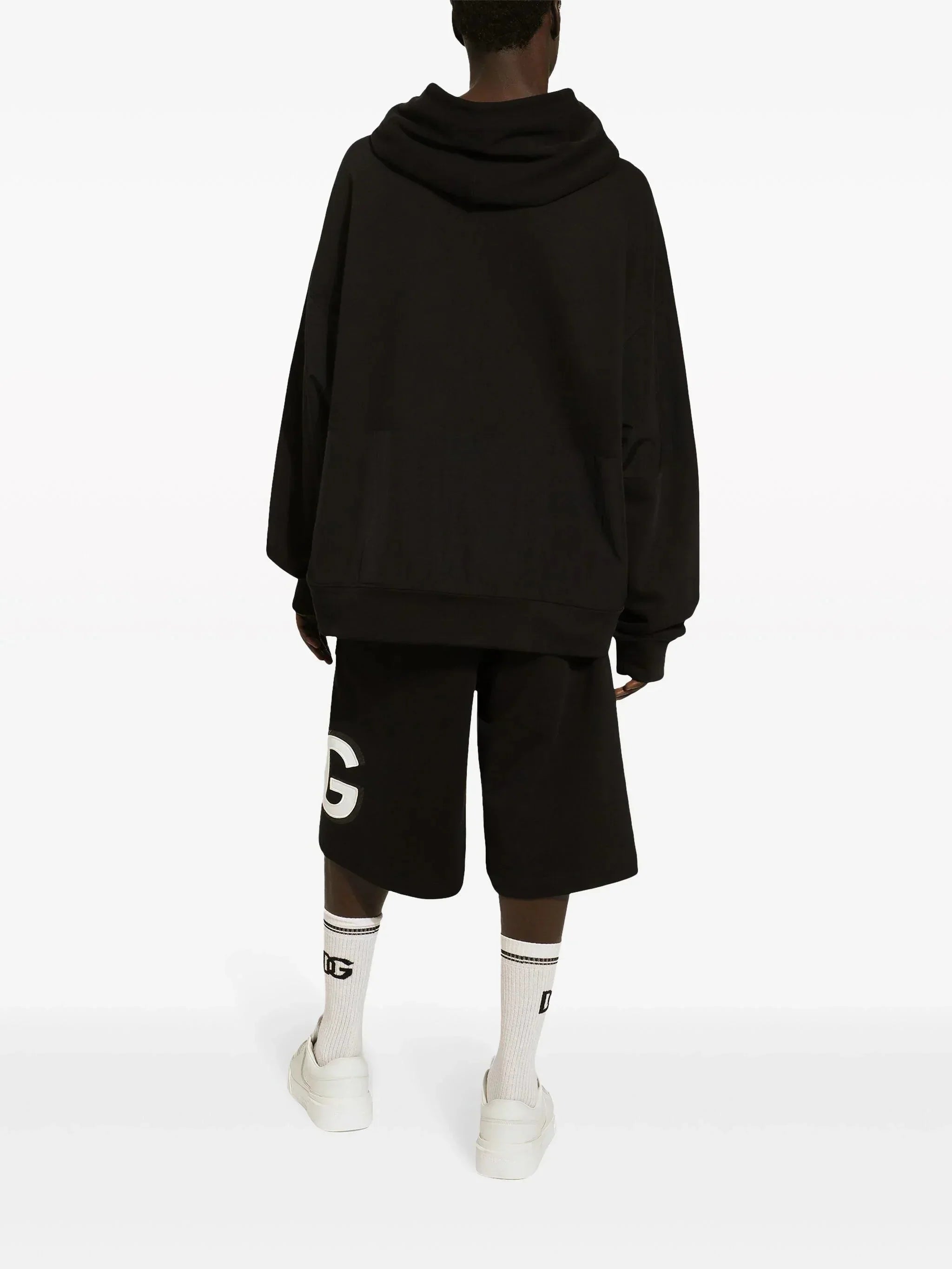 Logo Appliqué Jersey Hoodie