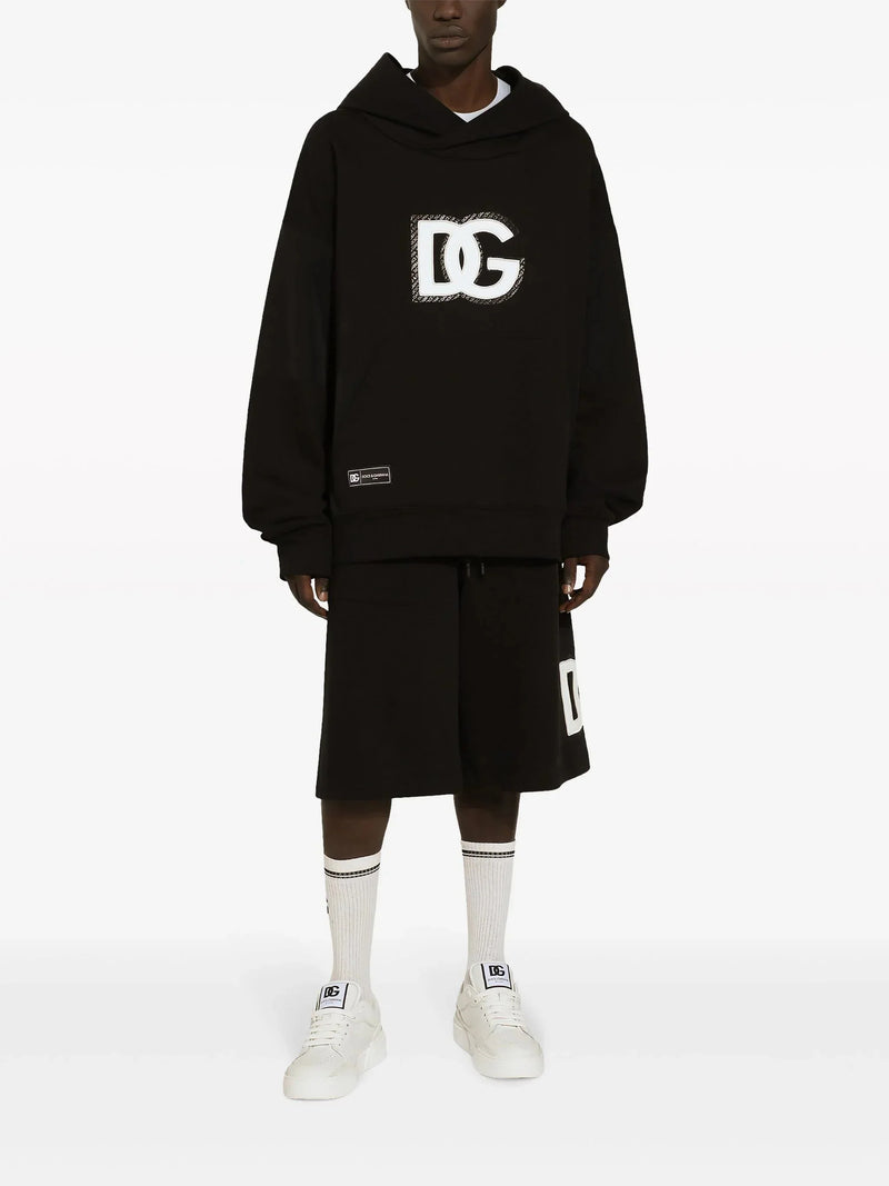 Logo Appliqué Jersey Hoodie
