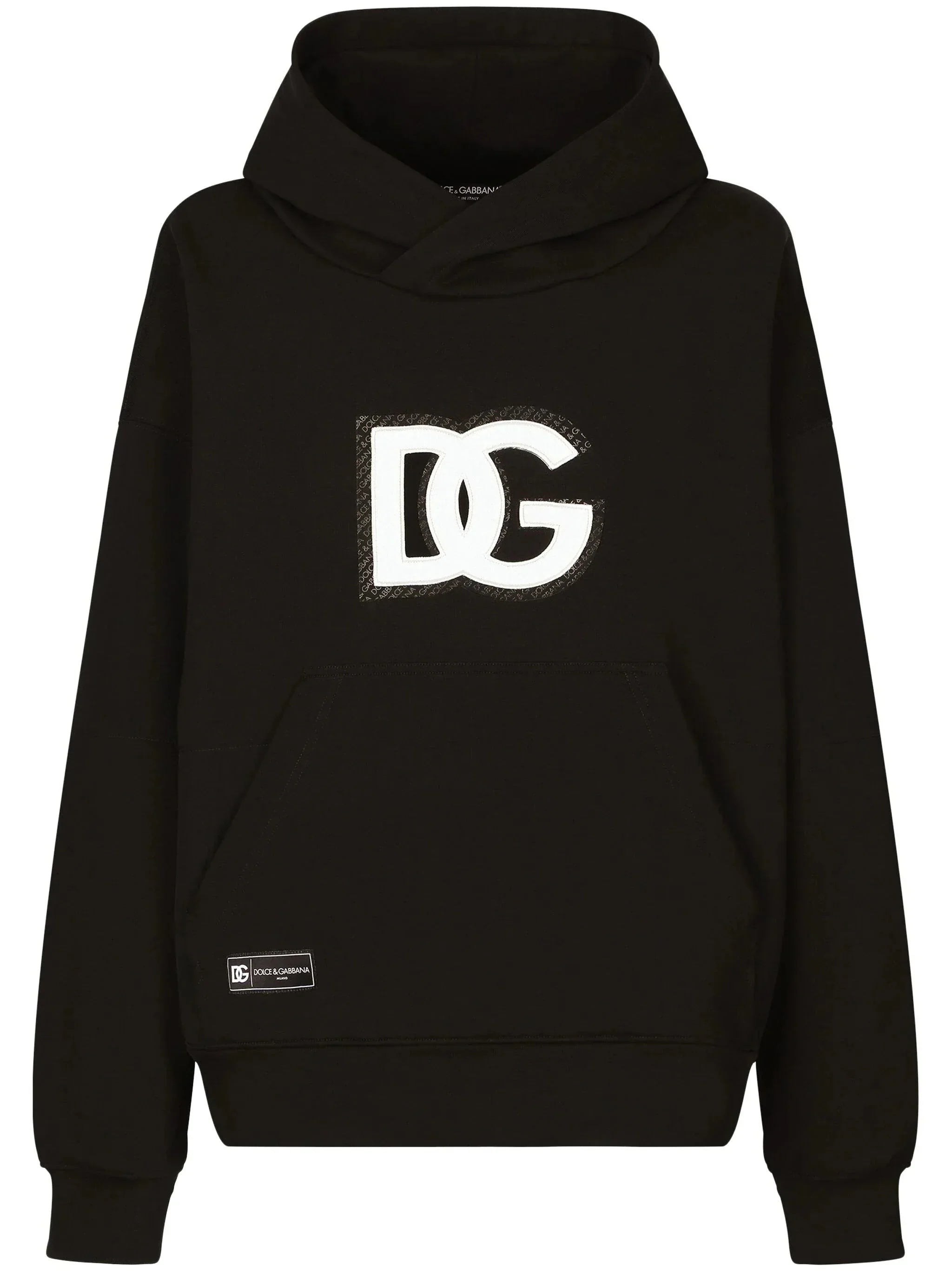 Logo Appliqué Jersey Hoodie