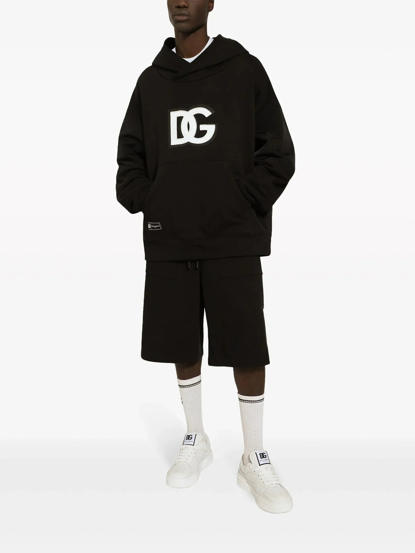 Logo Appliqué Jersey Hoodie