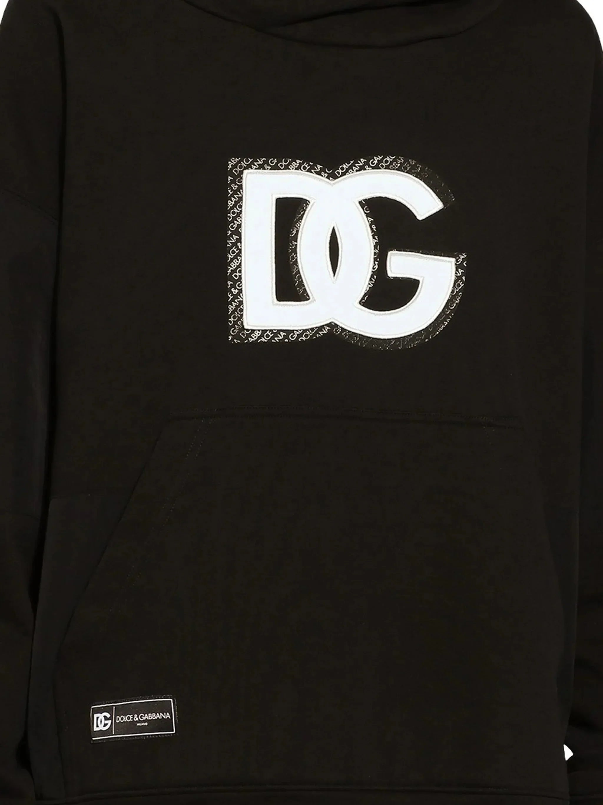 Logo Appliqué Jersey Hoodie