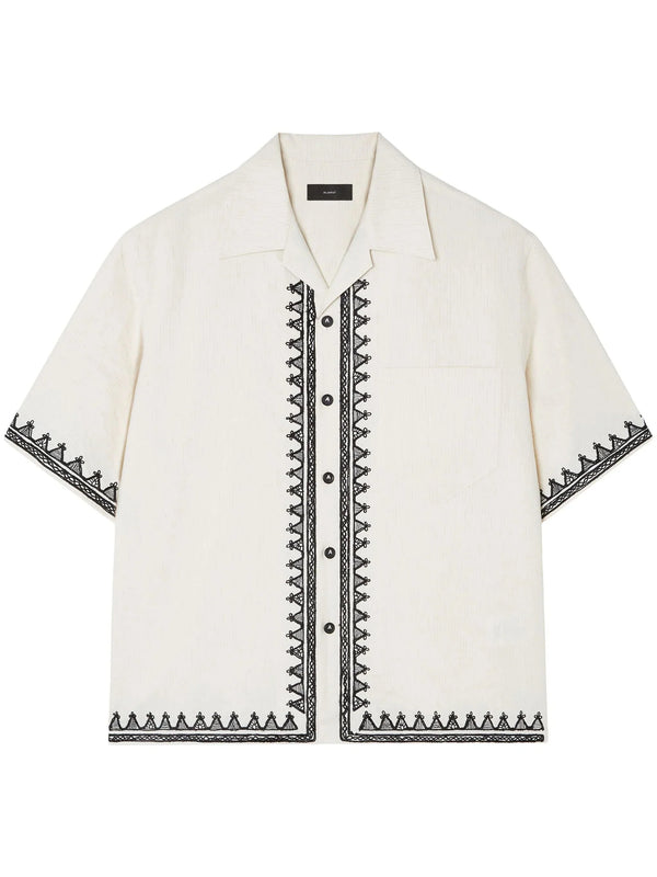 Akasha Embroidered Edge Shirt