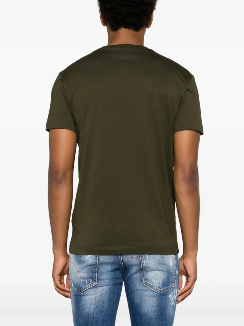 Logo-plaque cotton T-shirt
