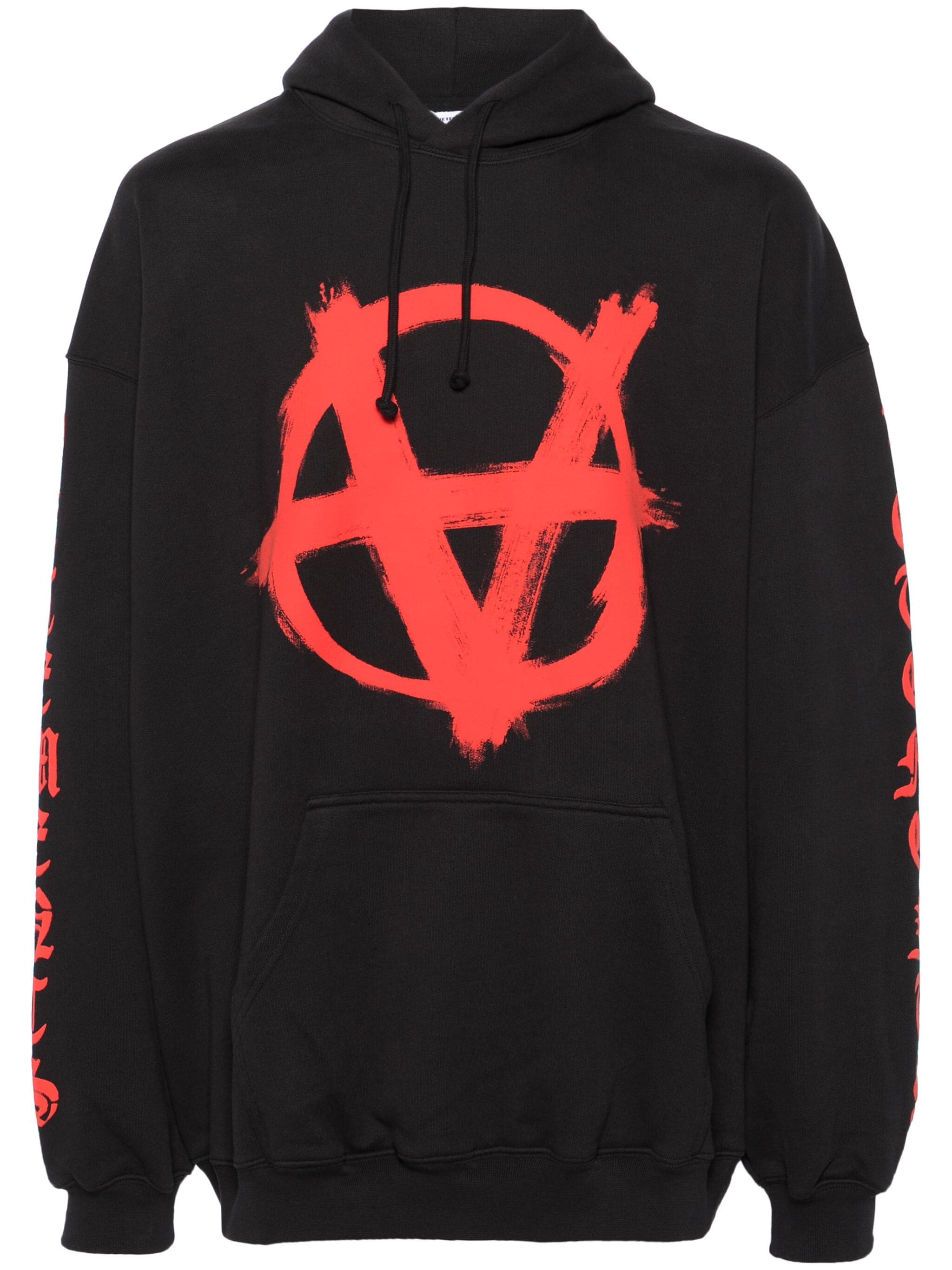 Reverse Anarchy Printed Hoodie