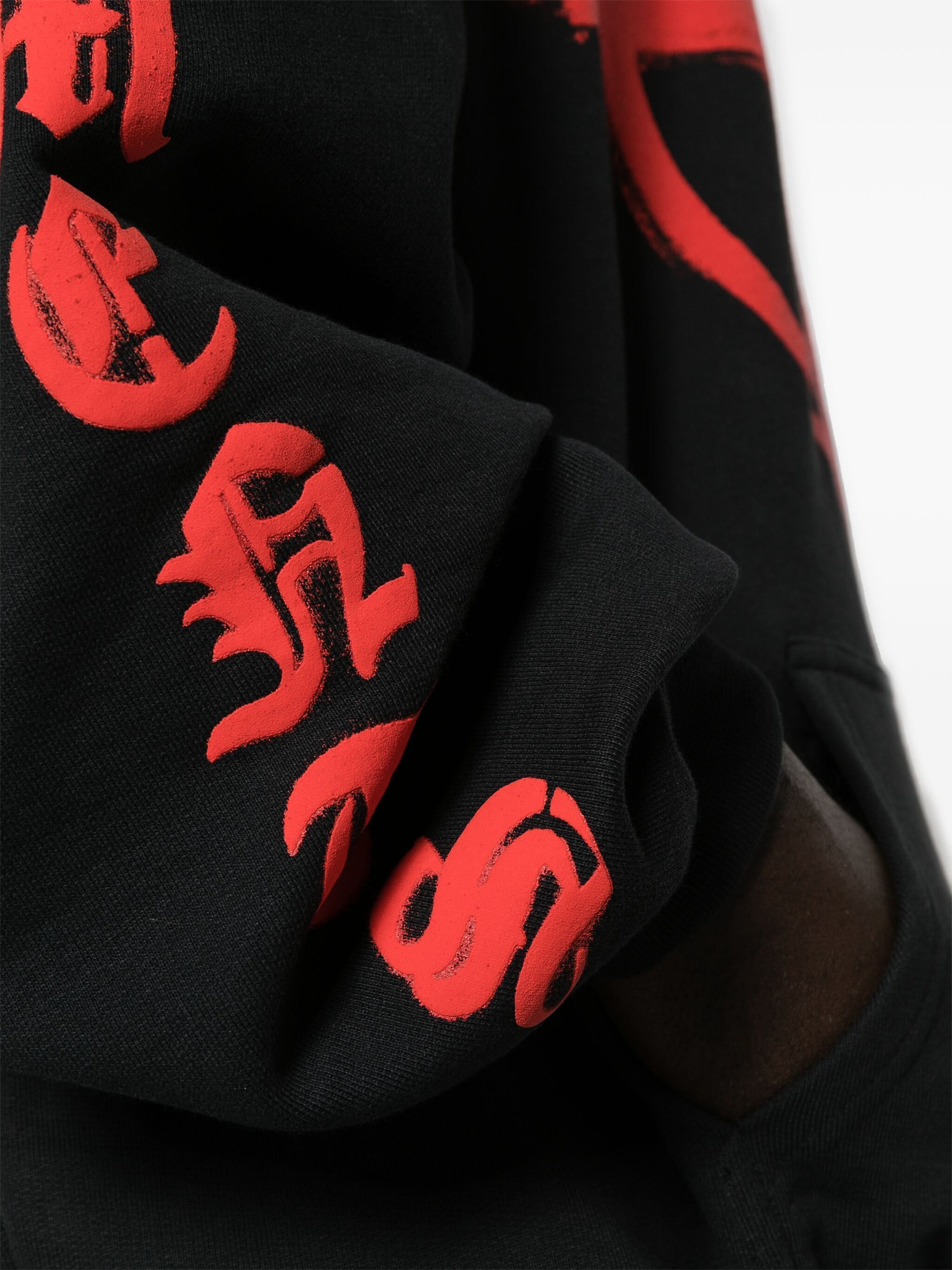 Reverse Anarchy Printed Hoodie