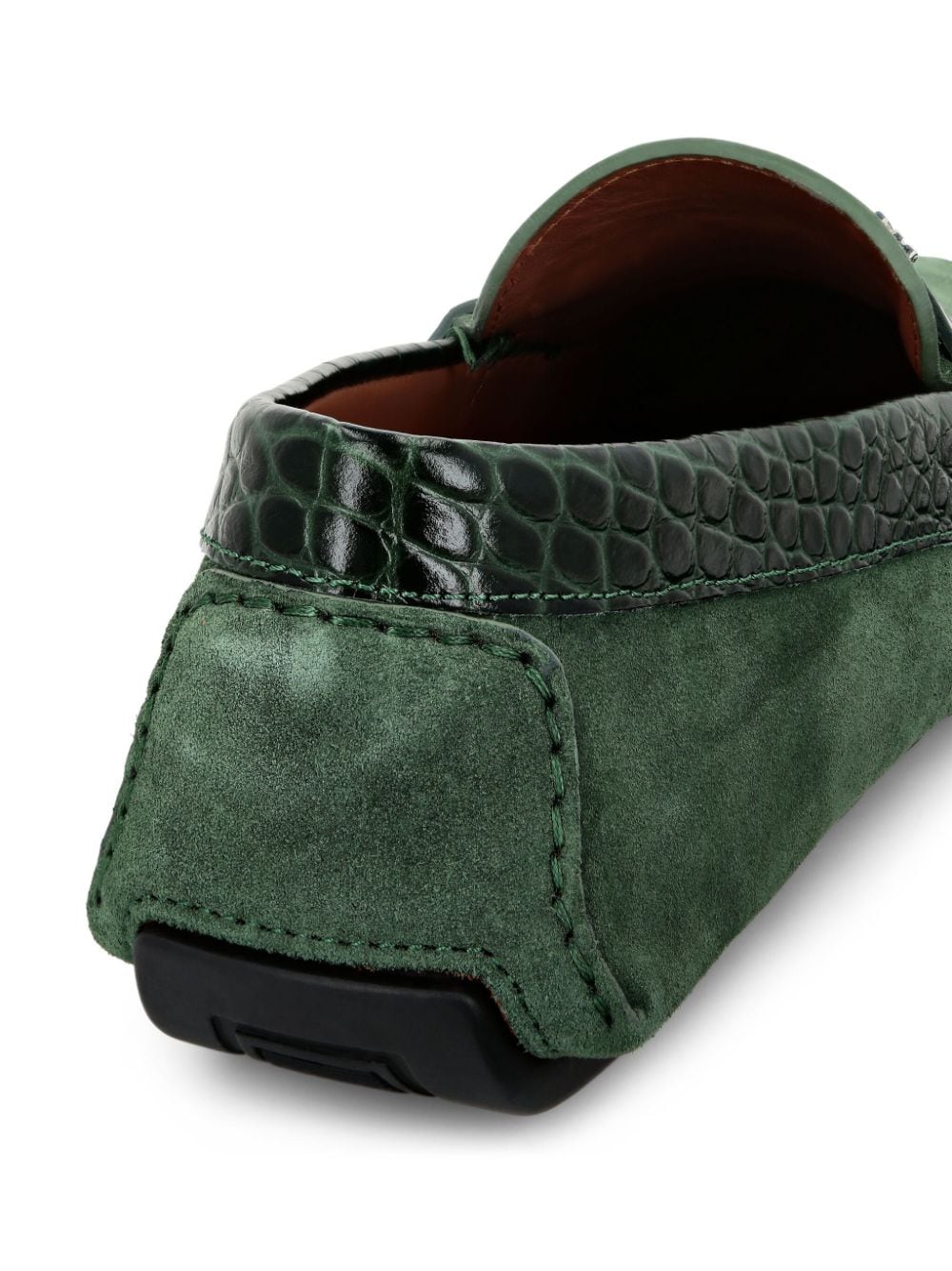 Crocco suede loafers