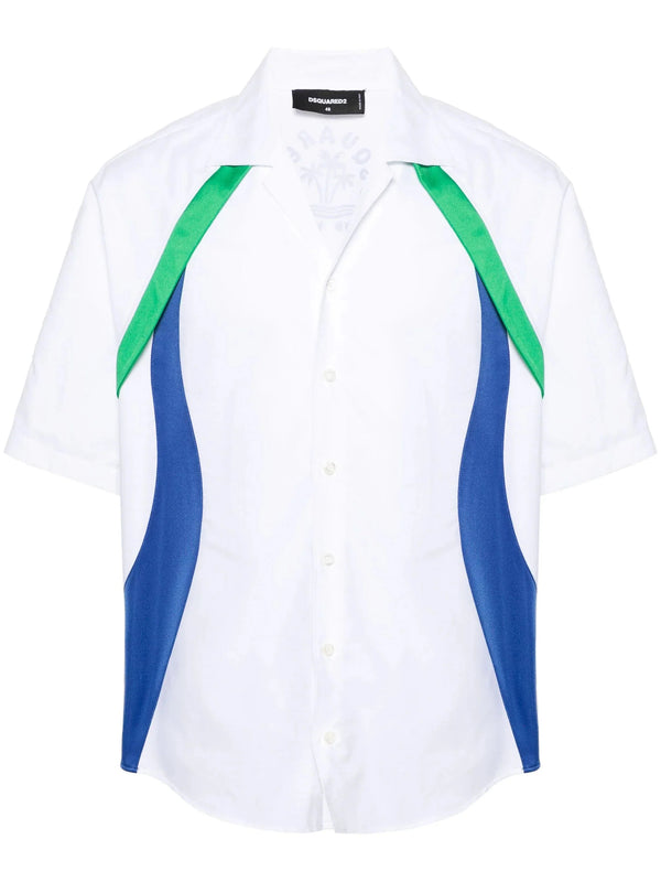 Sporty Waves Cotton Shirt