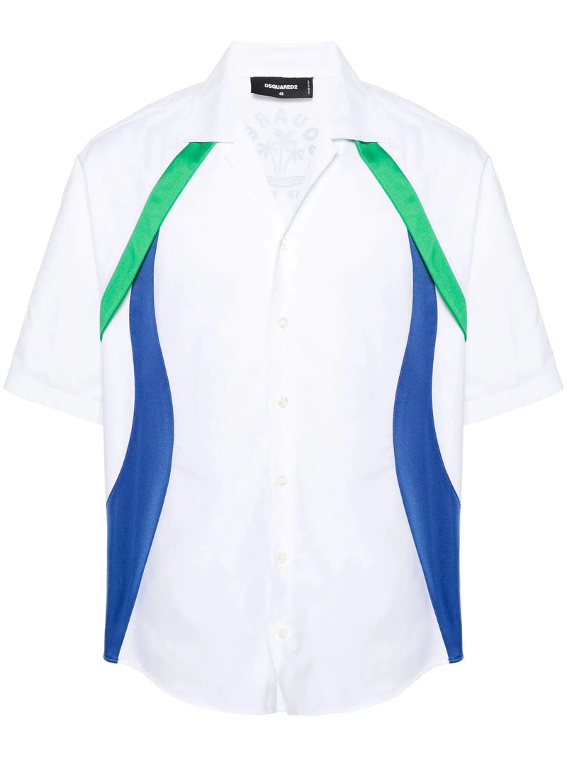 Sporty Waves Cotton Shirt