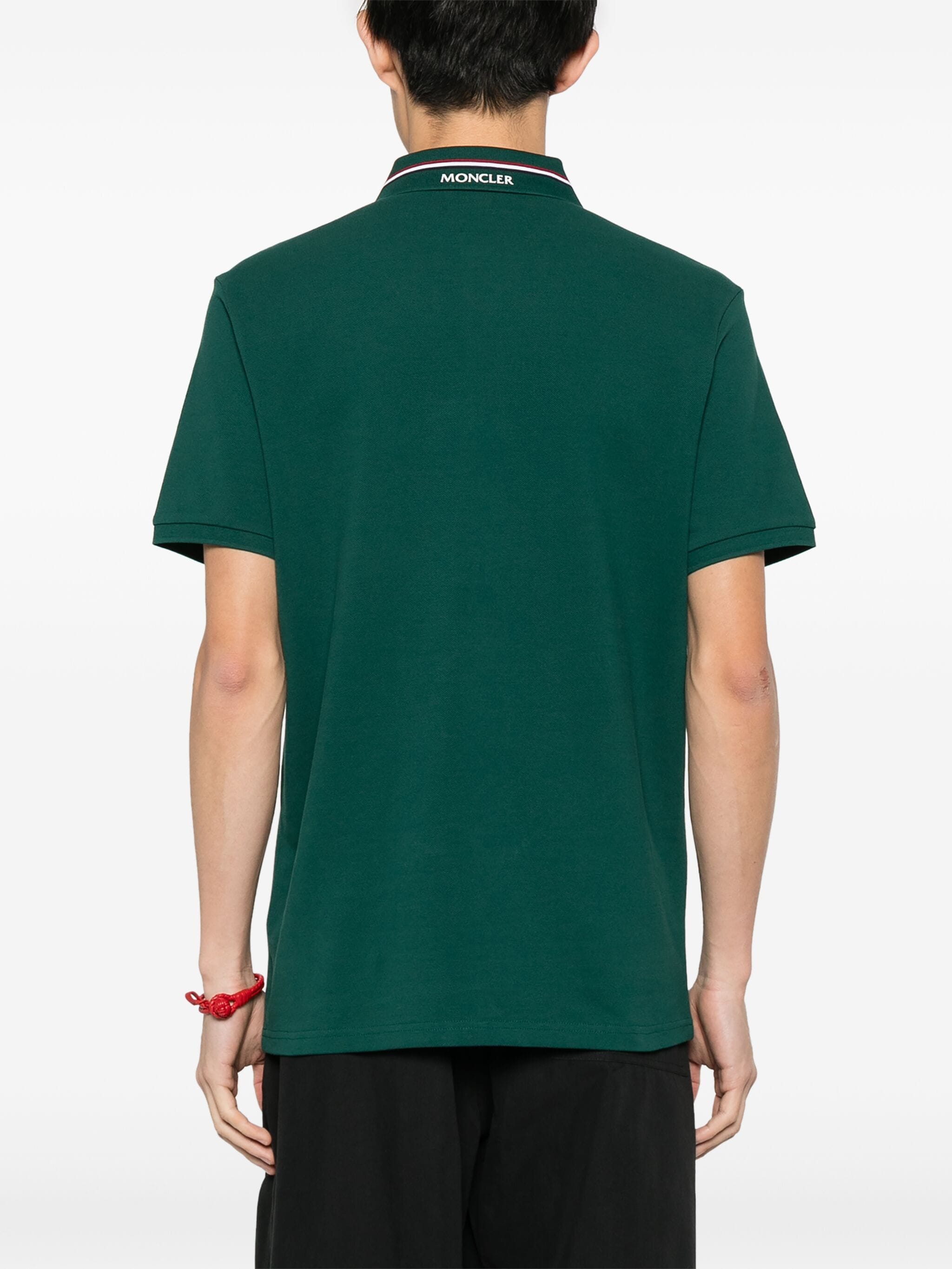 Logo-patch polo shirt