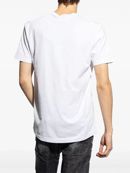 Graphic-print cotton T-shirt