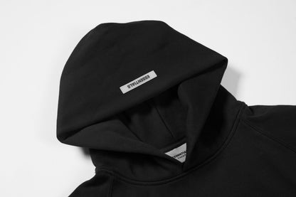 NEW! Stylish 3:3 Essentials Hooded Sweatshirt 3:3 3SS3NTIALS HOODIE (Black)