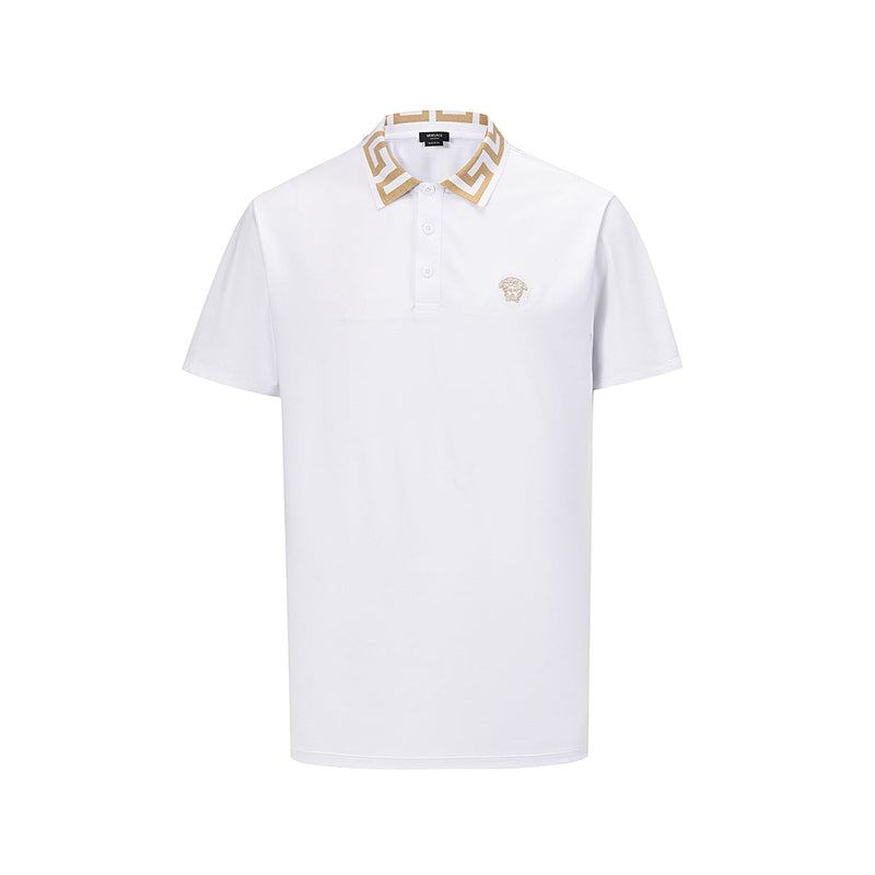 Embellished Collar Polo Shirt