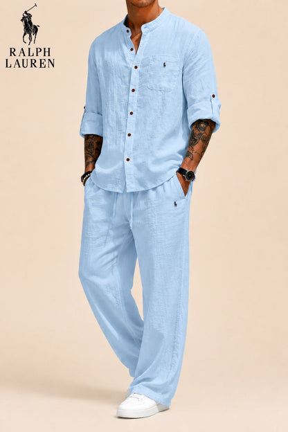 RL™ | Men's Linen-Cotton Casual Two-Piece Set