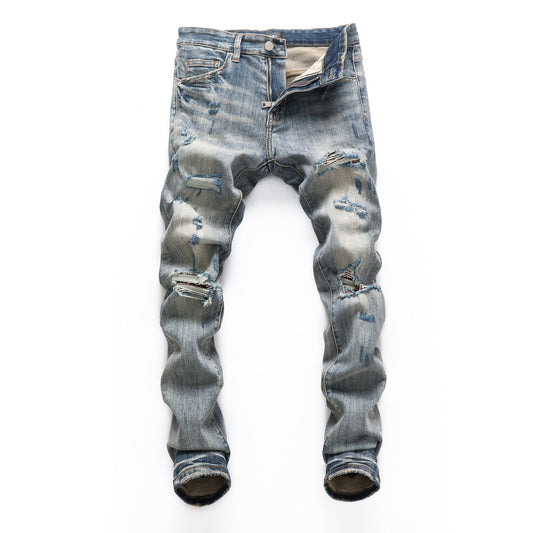 MX1 ripped skinny jeans