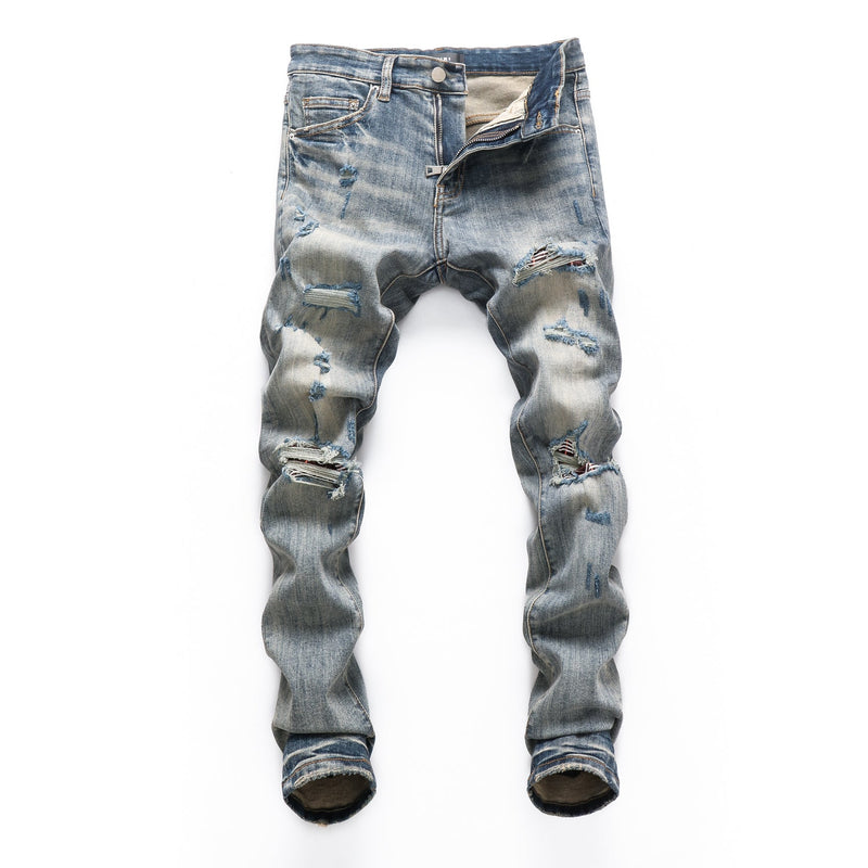 MX1 ripped skinny jeans