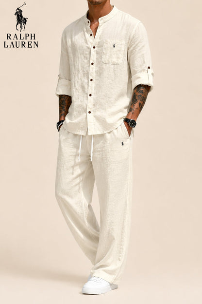 RL™ | Men's Linen-Cotton Casual Two-Piece Set