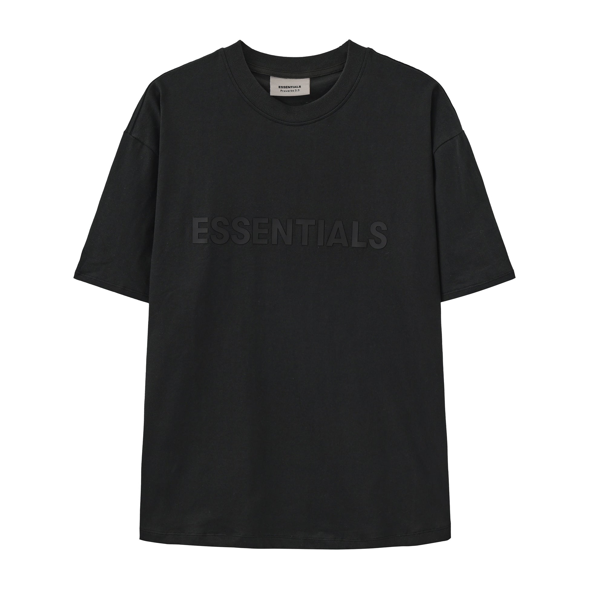 Essentials Oversized T-Shirt – Black | Proverbs 3:3 Streetwear