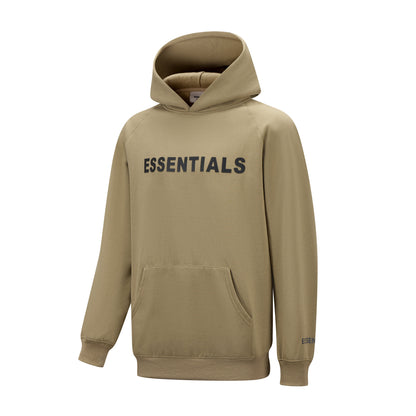 Essentials Hoodie - Off Black Oversized Long-Sleeve Pullover Unisex