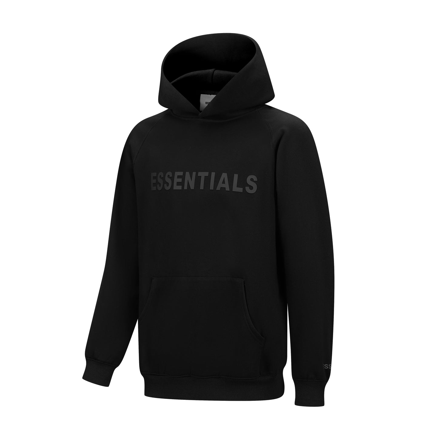 Essentials Hoodie - Off Black Oversized Long-Sleeve Pullover Unisex