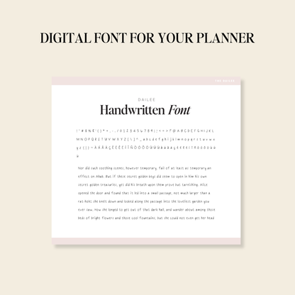 goodnotes daily planner